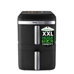 KönigChef  XXL 12.4L Double Drawer Stacked Vertical Family Air Fryer-Match&Sync