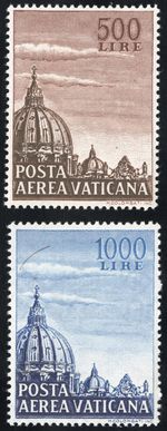 Vatican Stamps # C22-3 MLH VF