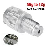 M16x1.5 Thread 88g to 12g CO2 Capsule Quick Adapter Converter For PCP Paintball