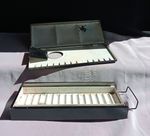George Rowney Metal Watercolour Paint Box Folding Palette Lid Winston Churchill