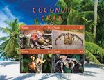 COCONUT CRAB (Hermit/Palm) Sea Marine Life Crustaceans Stamp Sheet (2018 Tuvalu)