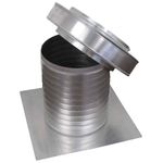 10 In. Dia Keepa Vent an Aluminum Roof Vent for Flat Roofs Air Intake/Exhaust