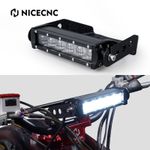 6" Front LED Headlight Work Light Bar Kit 30W For Yamaha Raptor 700 YFZ450R ATV