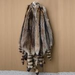 100%Real Raccoon Taxidermy Skin Pelt High Quality Small Animal Fur for DIY Craft