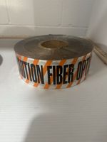 Detectable Underground Warning Tape “Caution Fiber Optic Line Buried” Orange