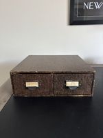 Winel 2 Drawer Card Index Cabinet