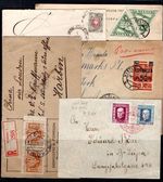 EASTERN EUROPE 1883-1953 Postal History Covers. All individually priced. (1951a)