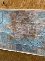 CAA Laminated AVIATION MAP  South england wales