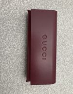 Gucci Burgundy Portable Hard Case for Glasses & Sunglasses Unisex