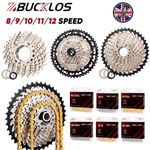 8/9/10/11/12 Speed Cassette 11-52T MTB Road E-Bike Bicycle Chain for KMC/Shimano