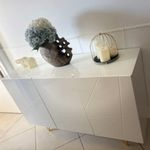 Large Storage Sideboard Cabinet Buffet Unit 4 Shelves 3 Doors High Gloss Modern
