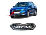 FOR SKODA KAMIQ 20 - 23 NEW FRONT BUMPER CENTER GRILLE WITH CHROME TRIM