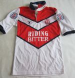Hull KR 1991 92 93 Home Shirt Riding Bitter Men's XS Red White Kingston Rovers