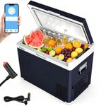40L Portable Car Fridge Freezer 12V/24V/230V Compressor Cooler with App Control