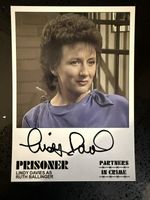 Prisoner Cell Block H Signed Lindy Davies Fan Card
