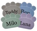 Personalised Dog Feeding Mat | Custom Name Non Slip Pet Bowl Mat | Puppy Gift