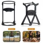 Heavy Duty Steel Log Splitter Kindling Cutter Manual Firewood Splitting Stand