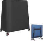 Ping Pong Table Storage Cover Indoor/Outdoor Black Table Tennis Sheet Waterproof
