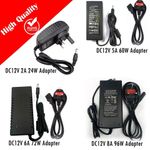 12V 2A- 10A AC DC POWER SUPPLY ADAPTER CHARGER FOR LED STRIP LIGHT CCTV  CAMERA