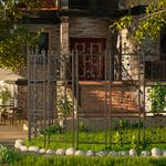 2X Large Tall Metal Garden Trellis Decorative Fence Outdoor Edging Barrier 195cm