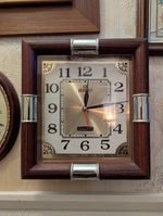 Vintage Kaybee Quartz Wall Clock Japanese Movement 