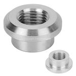 1/4 NPT LOW PROFILE MILD STEEL WELD ON BUNG BOSS Adapter Oil Fuel Sensor Tank