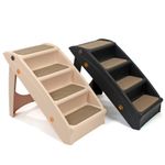 Puppy Dog Pet Stairs Plastic Foldable Folding Ramp Access Steps Lightweight