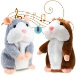 Cheeky Talking Hamster Mouse Toy Repeats What You Say Electronic Plush Pet Gift