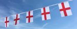England St George 18ft Fabric Bunting 20 Flags Free Postage