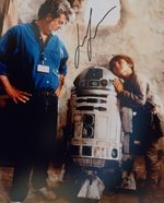 George Lucas Star Wars Signed Autograph Photograph COA 