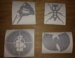 Hip Hop Vinyl Decal Sticker MF DOOM Wu-Tang Public Enemy Invisibl Skratch Piklz