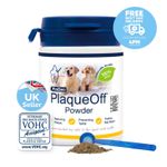 Dental PlaqueOff Powder Dogs & Cats - 60g -  Removes Plaque Tartar & Bad Breath 