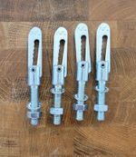 4 pcs Anti-luce M8 x 38 drop catch Fasteners, trailer, droplock 8mm x 38mm, 