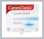 Canesten CanesOasis Cystitis Relief for Urine Infection | Cranberry - 6 Sachets