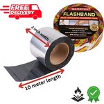 Self Adhesive Bitumen Flashing Tape 2 Inch  10m – Waterproof Roof Repair Tape