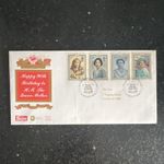 Great Britain FDC Queen Mother 90th Birthday 1990 The Sun London Postmark