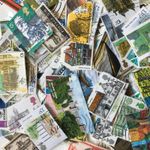 50 PLACES in GREAT BRITAIN Towns/Regions Stamps All Different Thematic Postage
