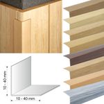 WOOD EFFECT PLASTIC PVC CORNER 90 DEGREE ANGLE TRIM 2.75 METERS VARIOUS SIZES