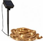 Garden Stories x Anouska Solar String Rope Light - 5m  - 60 Leds -  New