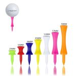 Golf Tees Plastic Castle Golf Tees Durable & Height Control |All Sizes & Colours