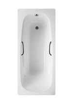 Roca A2215L200 Carla Eco 1700 x 700 Steel Bath with Anti slip, Legs & Grips 0TH