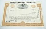 USA 1970 PENN CENTRAL COMPANY Vintage Railroad Stock 25 Shares Certificate/Bond