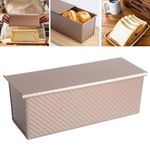 31cm Large Non Stick Rectangle Toast Bread Loaf Tin Box Carbon Steel Baking Case