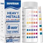 Heavy Metals Water Test Strips 125 Strips 10 in 1 Home Water Test Drinking Tap