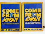 COME FROM AWAY a new MUSICAL BROADWAY 2 magnet UK & IRELAND 2 MAGNET NEW