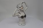 Half doll Mata Hari Sexy Half Doll Pincushion Arms Away Art Deco Style Art Nouve