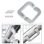 2x Door Armrest Grap Handrail Cover Aluminum Alloy For Nissan Handle 350 E26