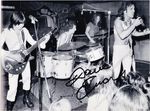 AC/DC Photo DAVE EVANS Singer 1973/4 Can I Sit Next To You Girl Autograph SIGNED