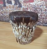 Vintage Indian mini drum with Rattle inside. Very good condition. 10x9cm.