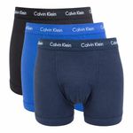 Calvin Klein boxers 3 Pack Men’s Boxer Shorts Trunks  3 Pack= Blue/Navy/Black.
